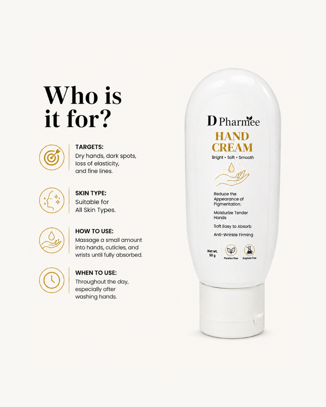 D Pharmee Hand Cream (50g)