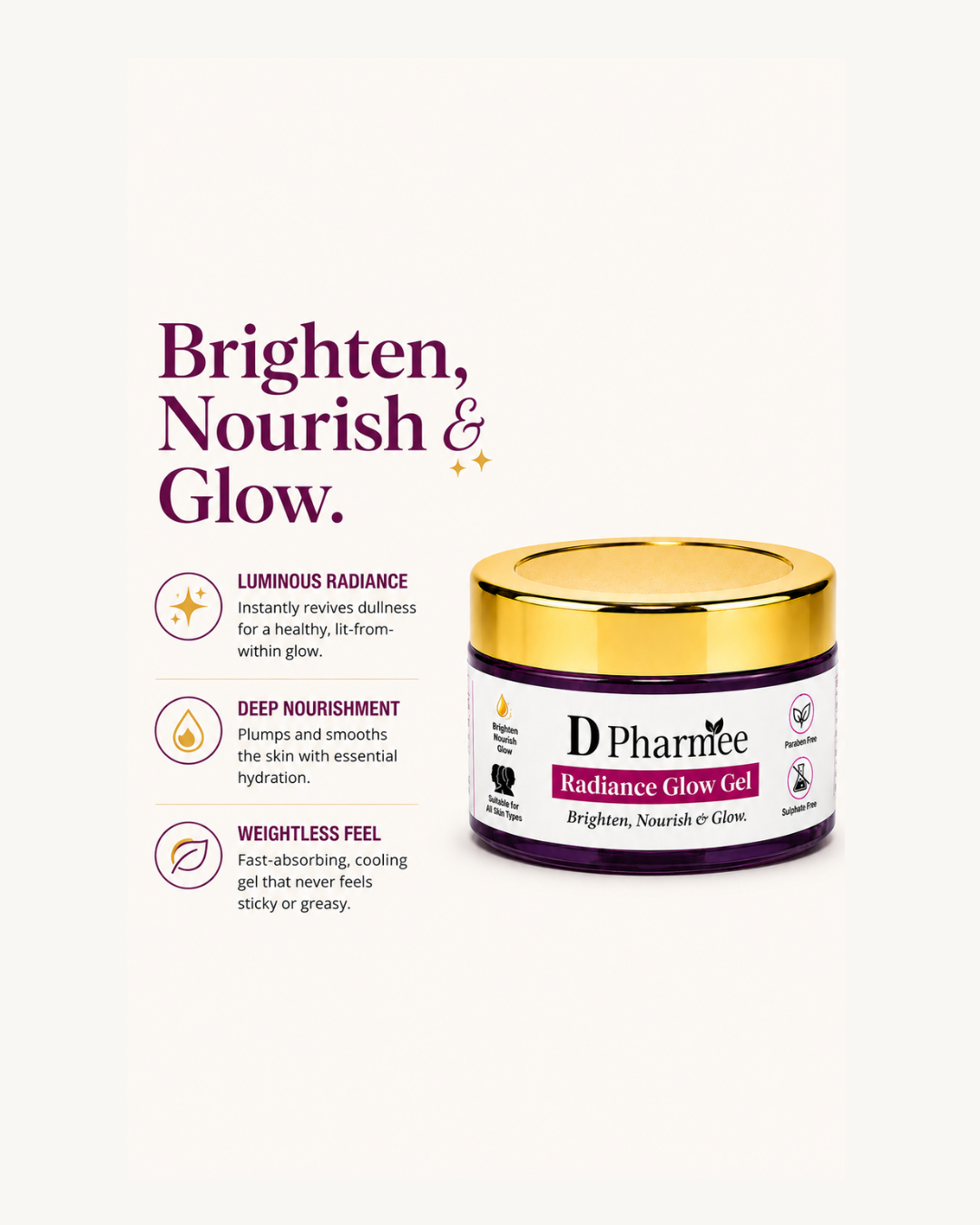 D Pharmee Radiance Glow Gel (50g)