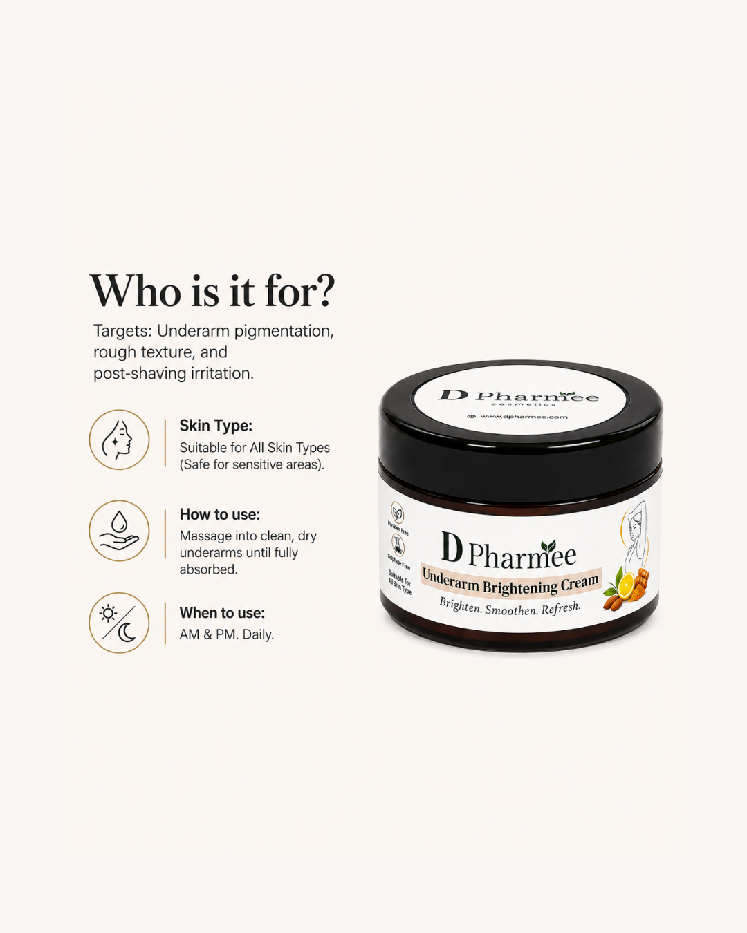 D Pharmee Underarm Brightening Cream